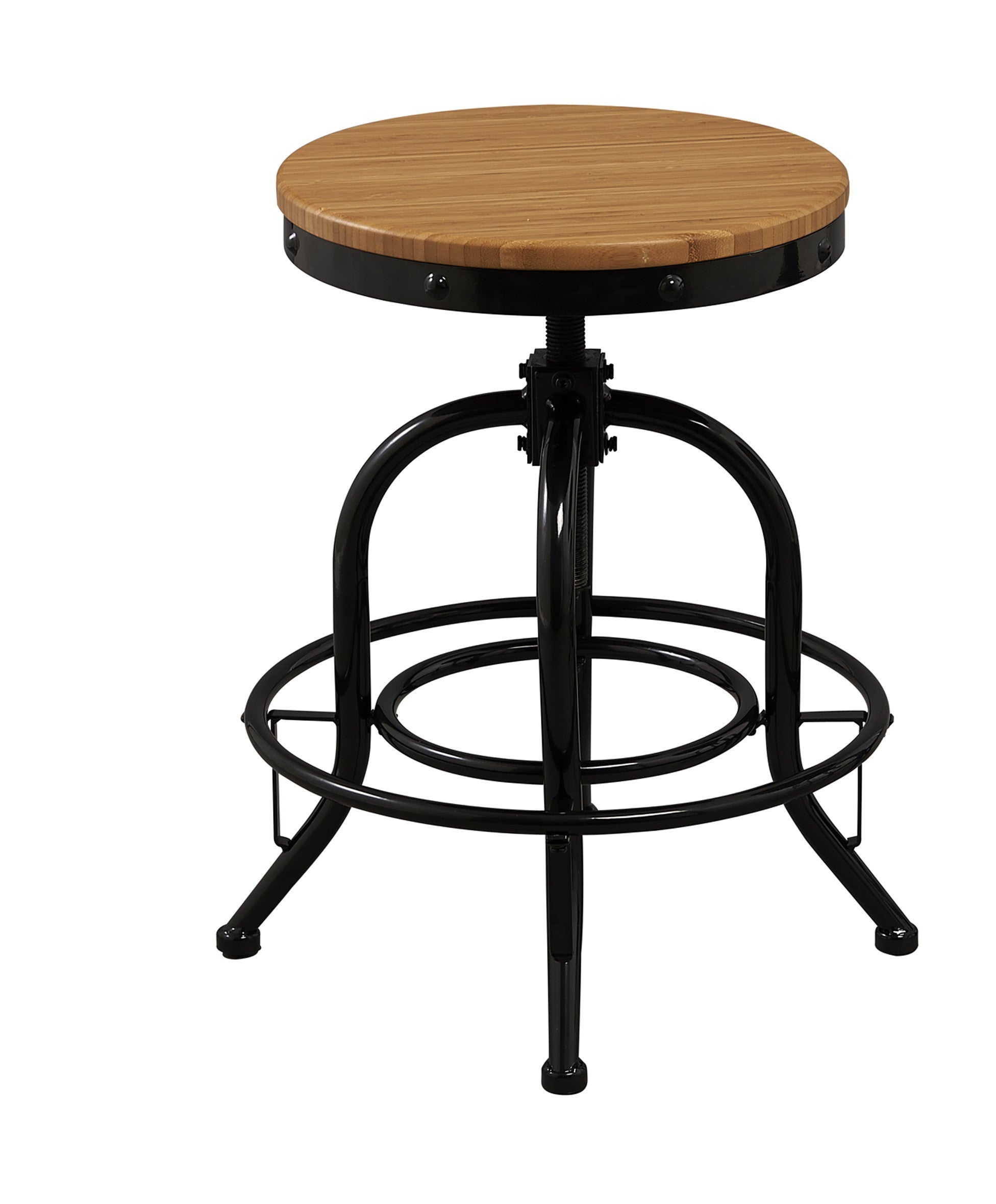 Premium Adjustable Swivel Bar Stools Set