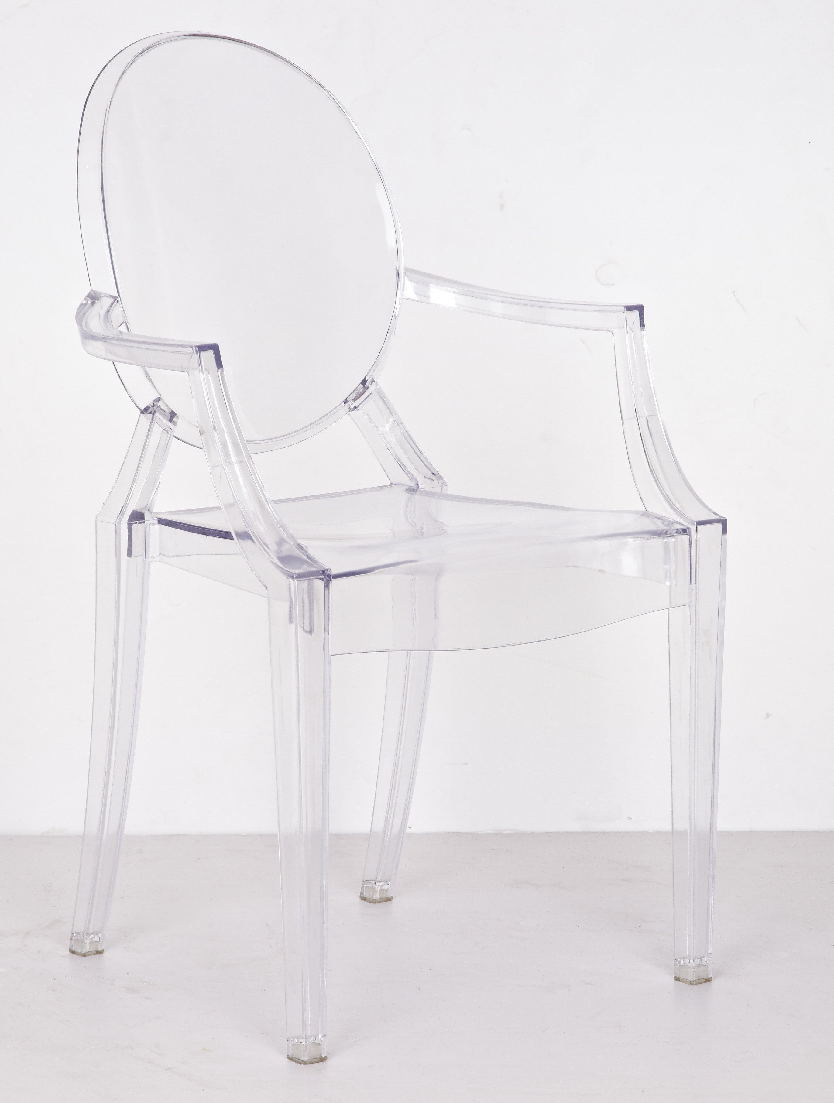 Premium Modern Transparent Armchair Set