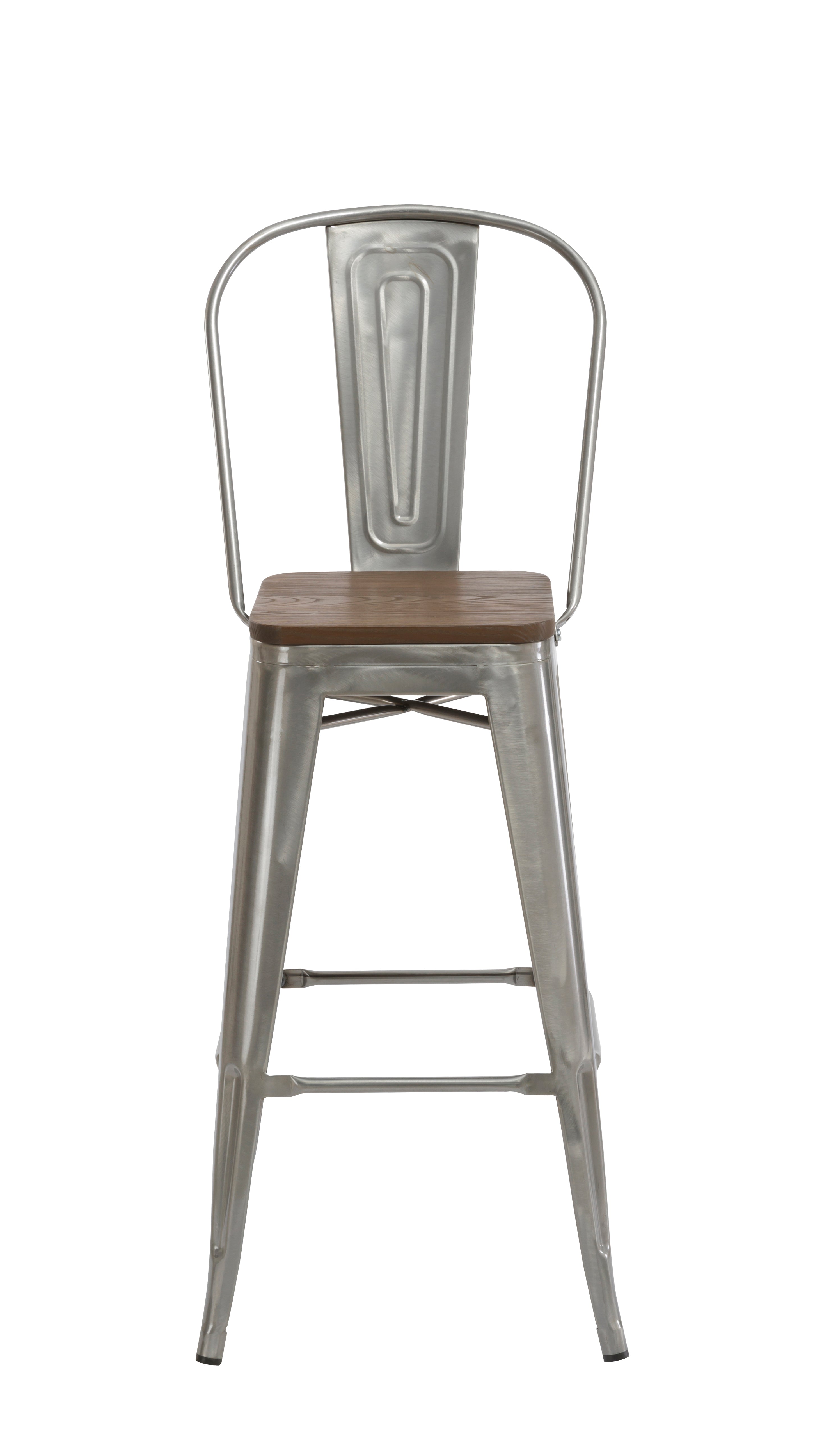 Classic Industrial Bar Stools Set