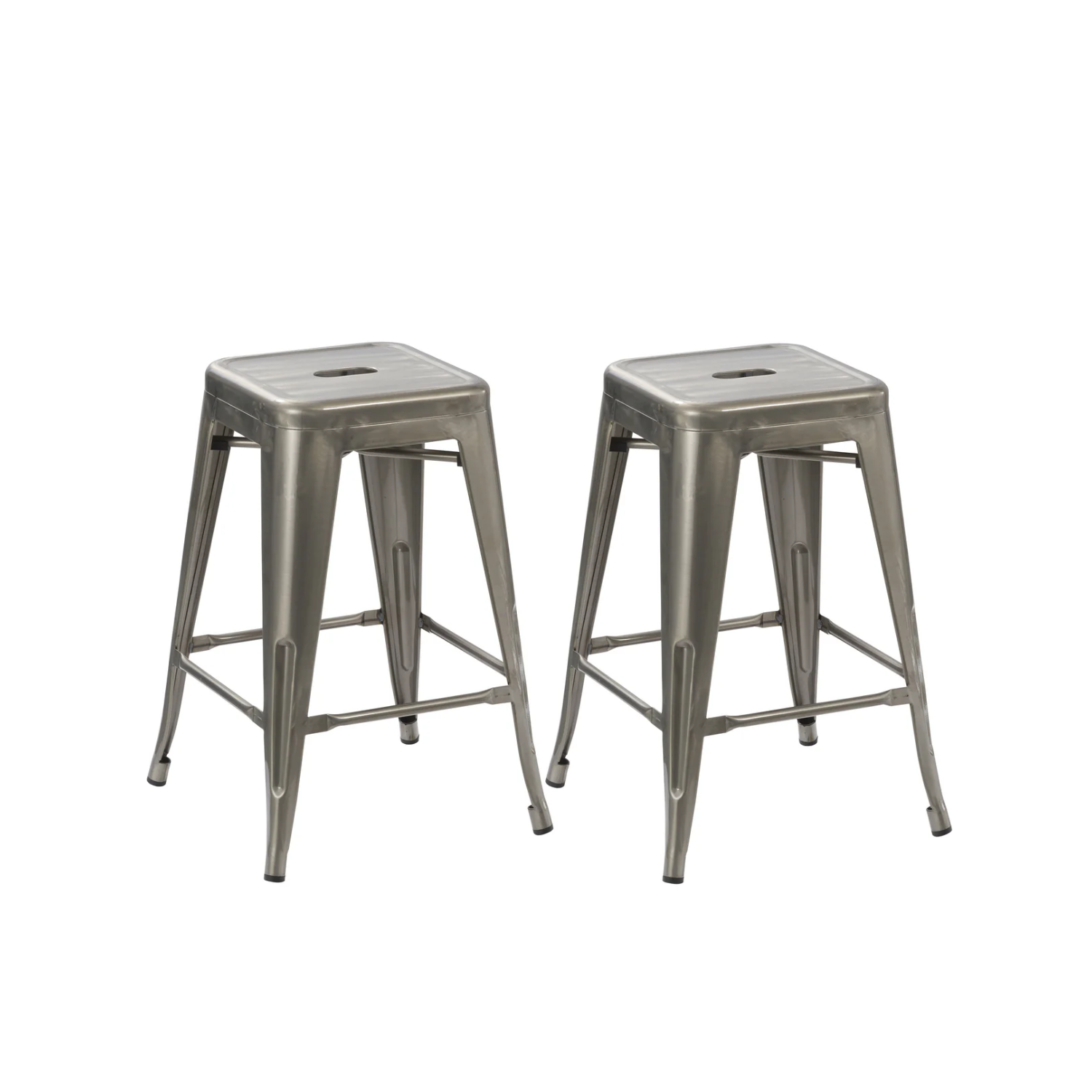 Premium Industrial Bar Stools Set