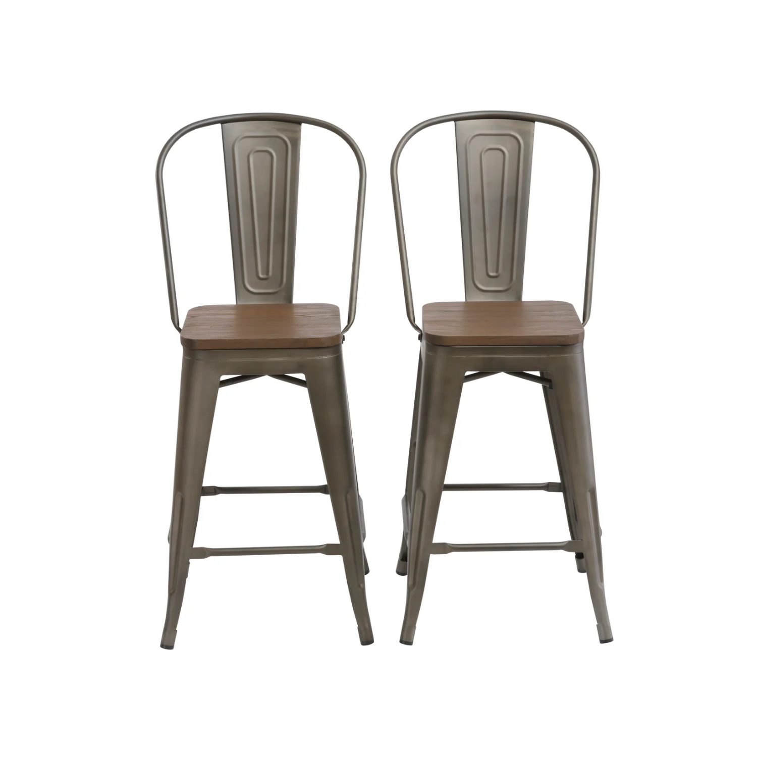 Classic Rustic Bar Stool Set