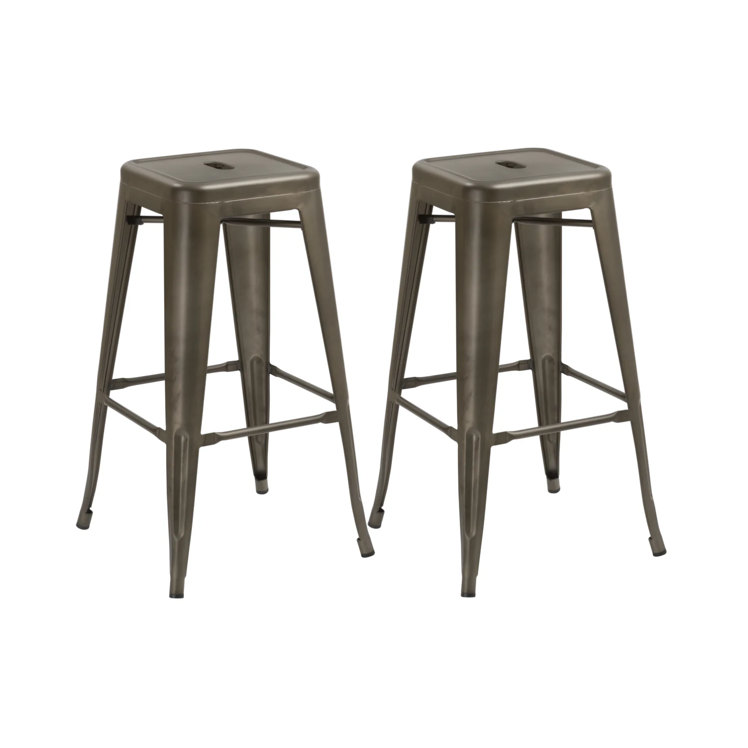 Classic Industrial Bar Stool Set