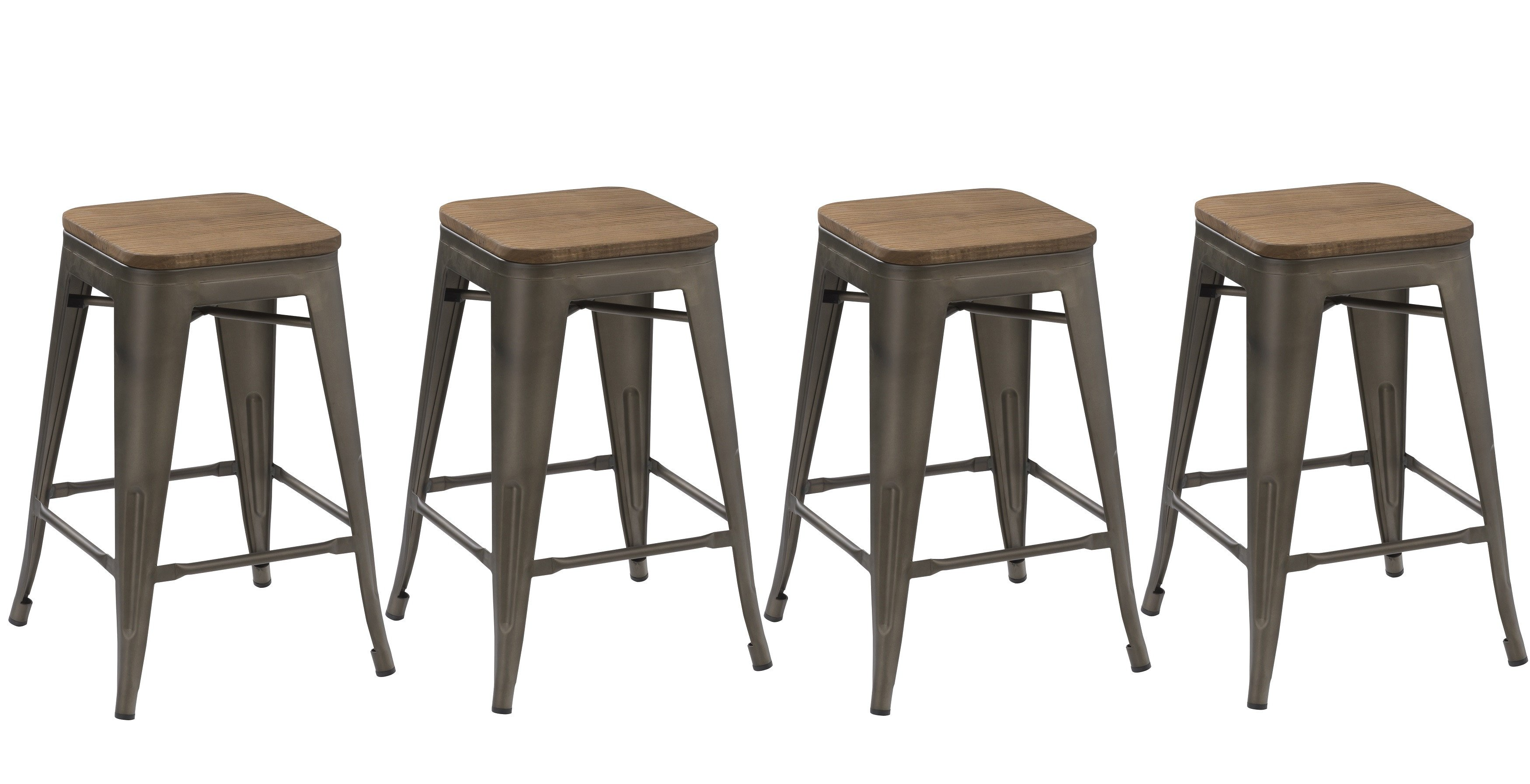Premium Stackable Barstool Set